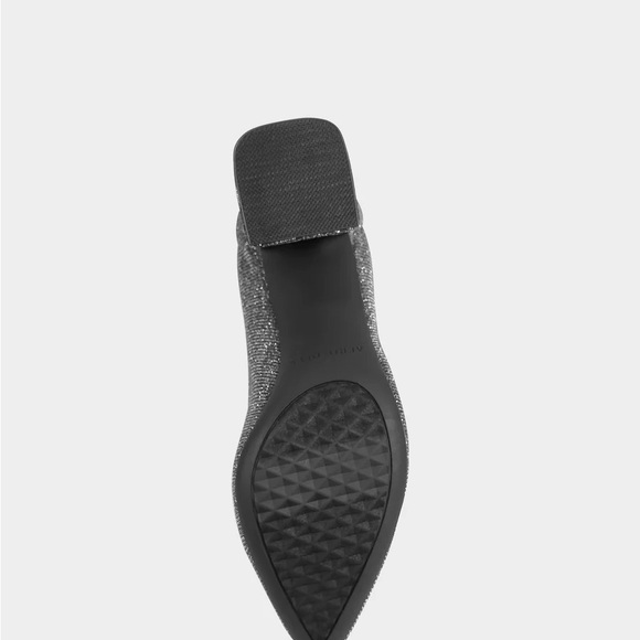 Gunmetal Sparkling Gray Heels - Picture 6 of 7